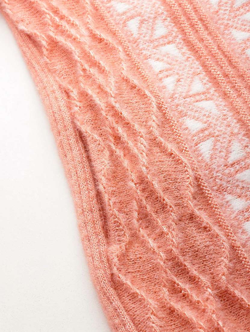 women self design long sleeve cardigan - 22033817 -  Standard Image - 4