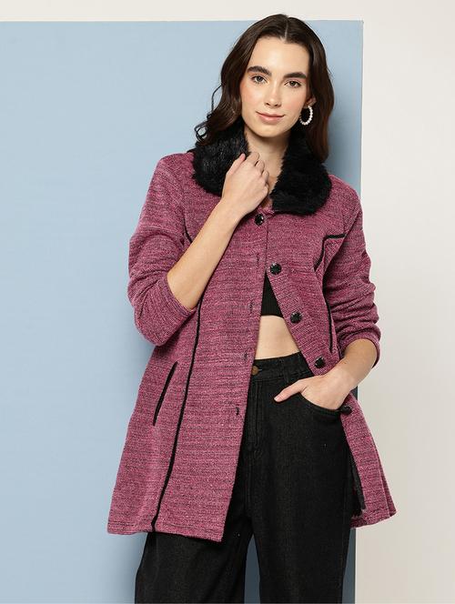 women solid long sleeve cardigan - 22033841 - Standard Image - 0