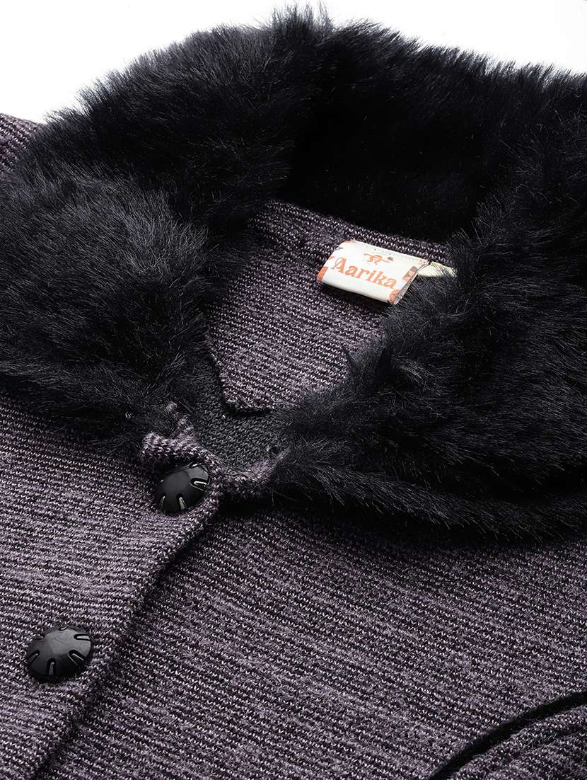women solid long sleeve cardigan - 22033842 -  Standard Image - 4