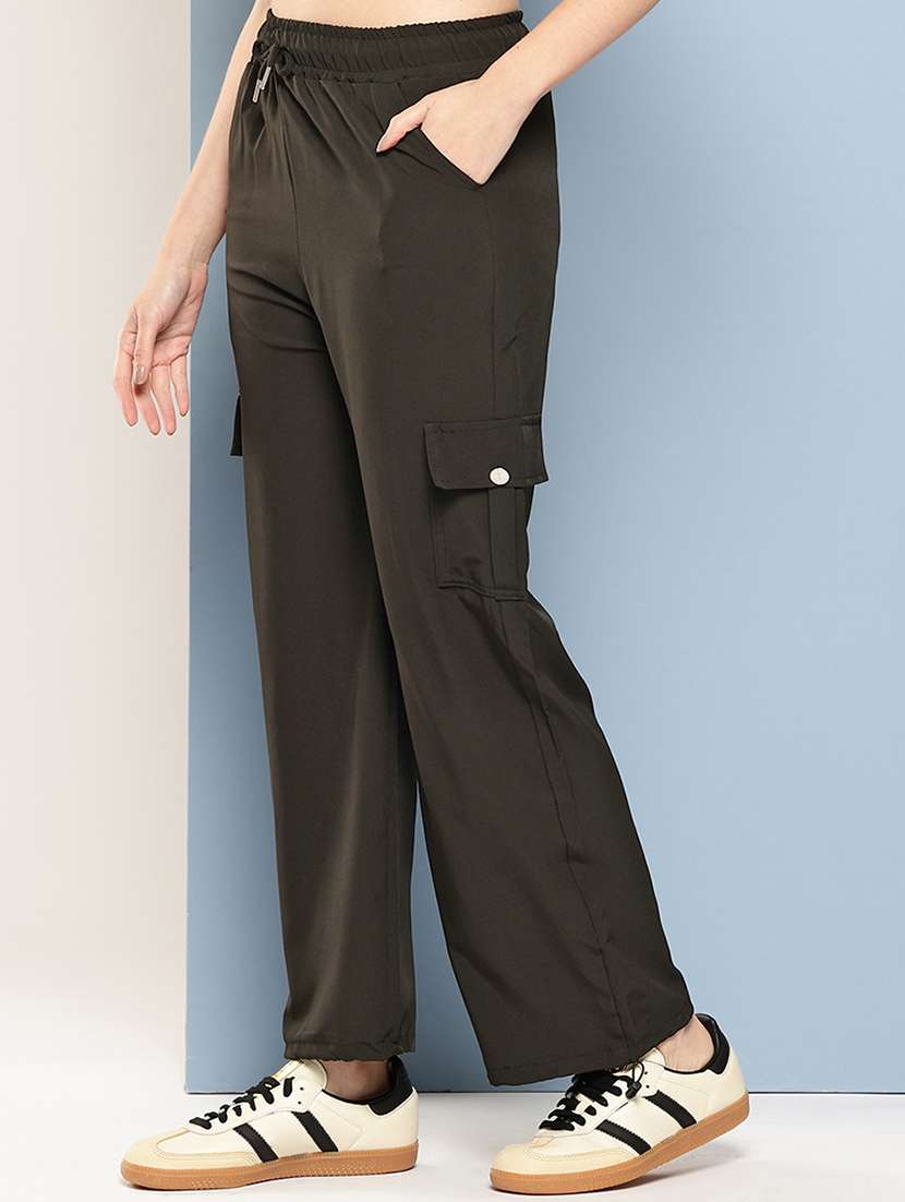  girls solid mid rise cargo - 22033864 -  Standard Image - 1