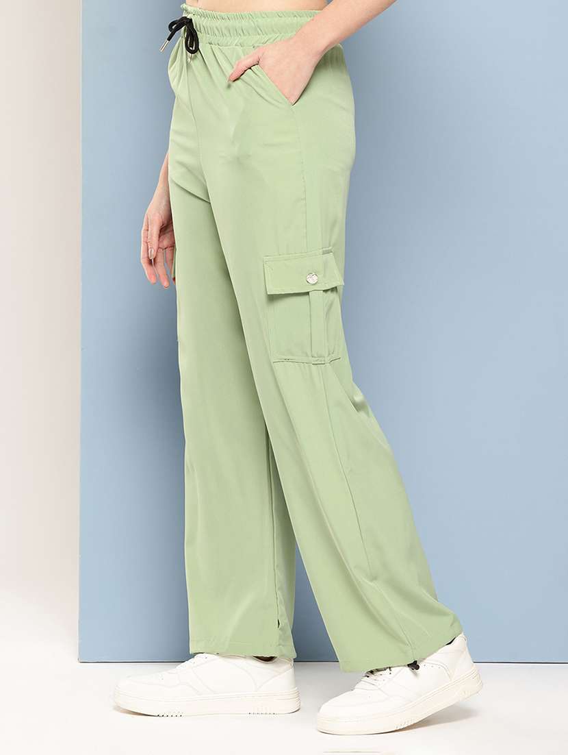  girls solid mid rise cargo - 22033867 -  Standard Image - 1