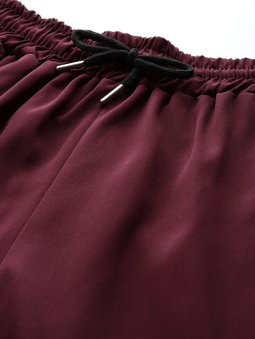 girls solid mid rise cargo - 22033869 -  Standard Image - 4