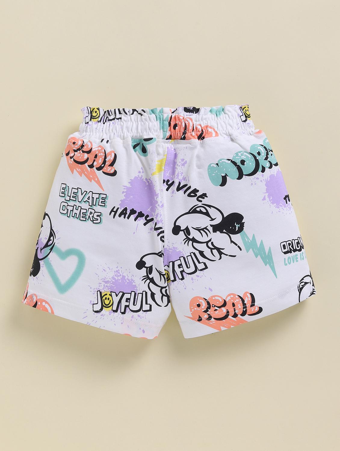 kids pack of 2 printed mid rise shorts - 22033876 - Standard Image - 4