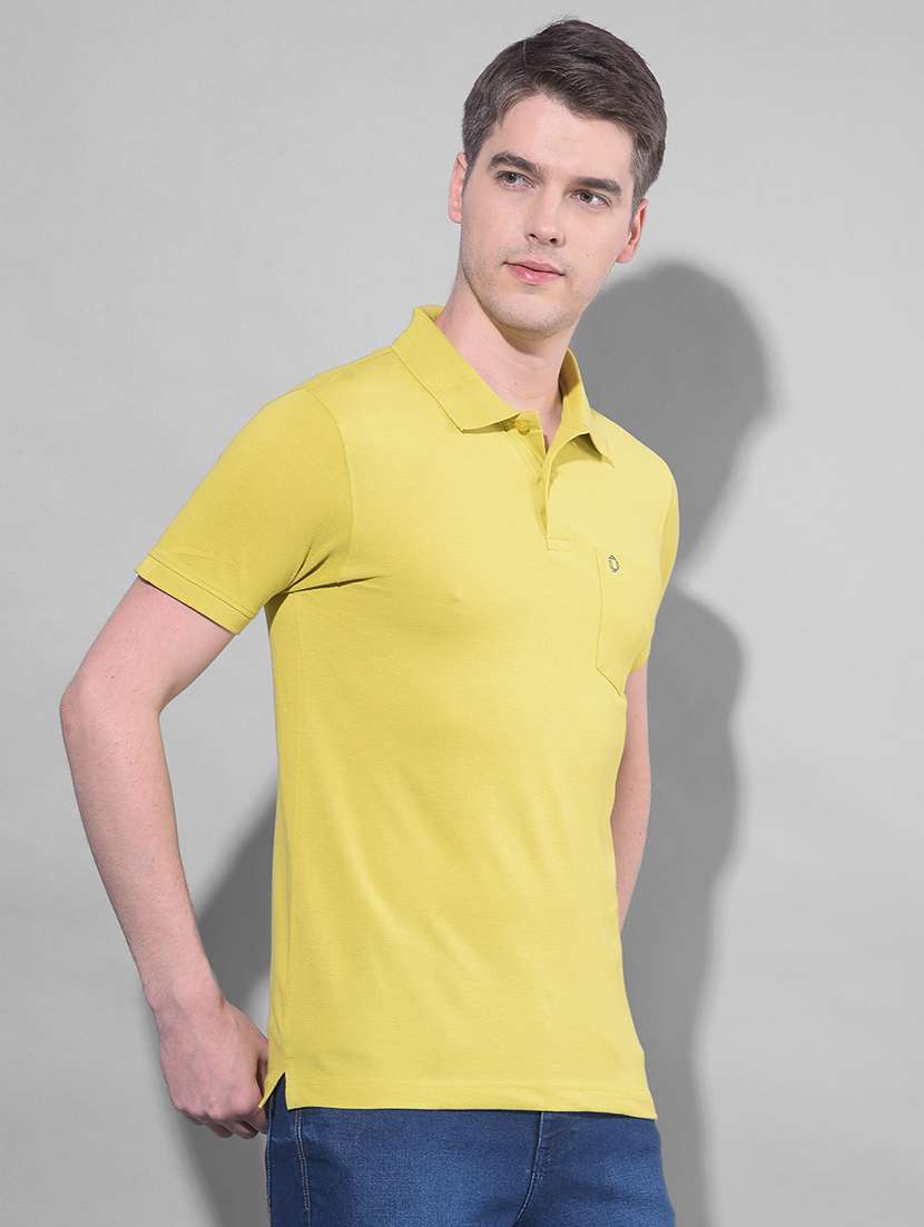 green cotton plain tshirt - 22033889 -  Standard Image - 1
