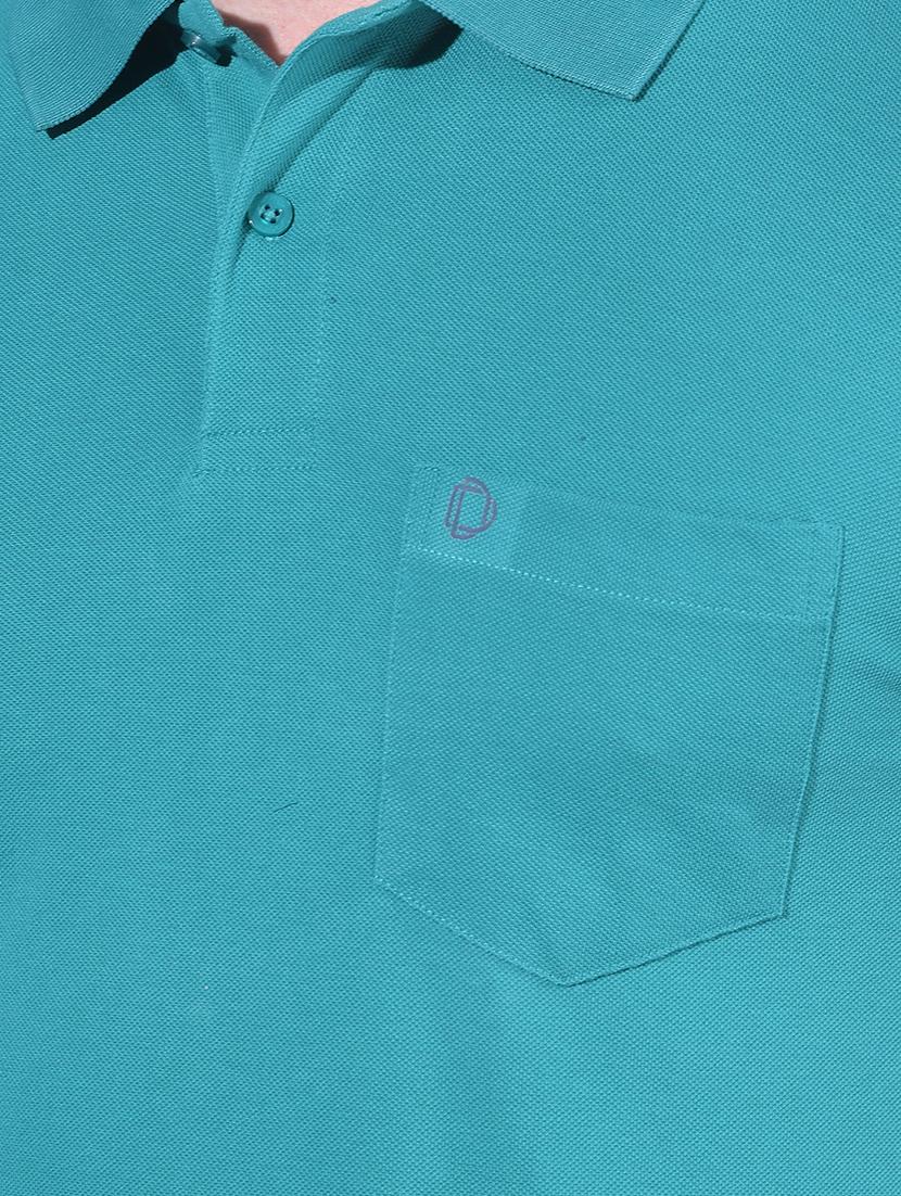 green cotton plain tshirt - 22033891 - Standard Image - 4