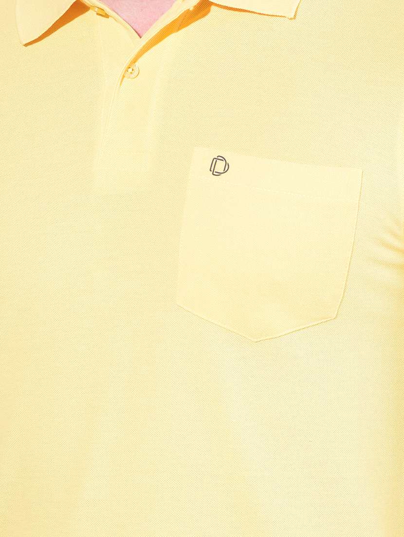 mellow yellow cotton plain tshirt - 22033894 -  Standard Image - 4