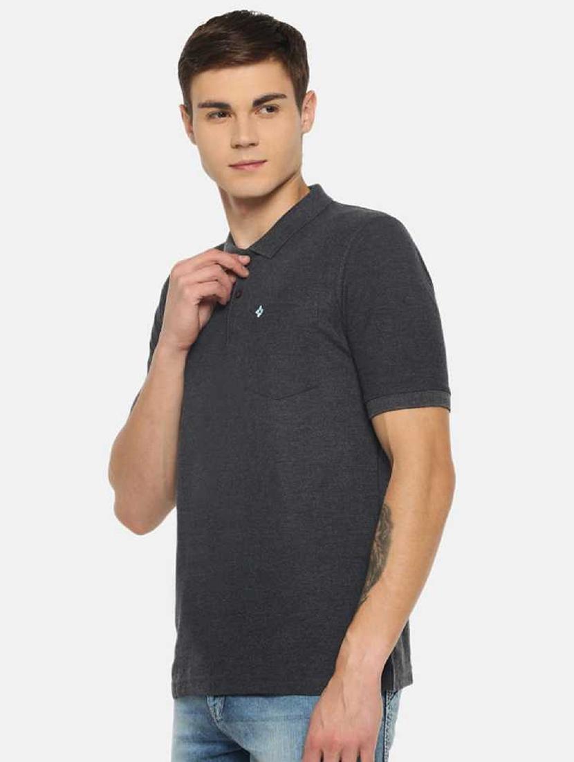 black cotton plain tshirt - 22033896 -  Standard Image - 1