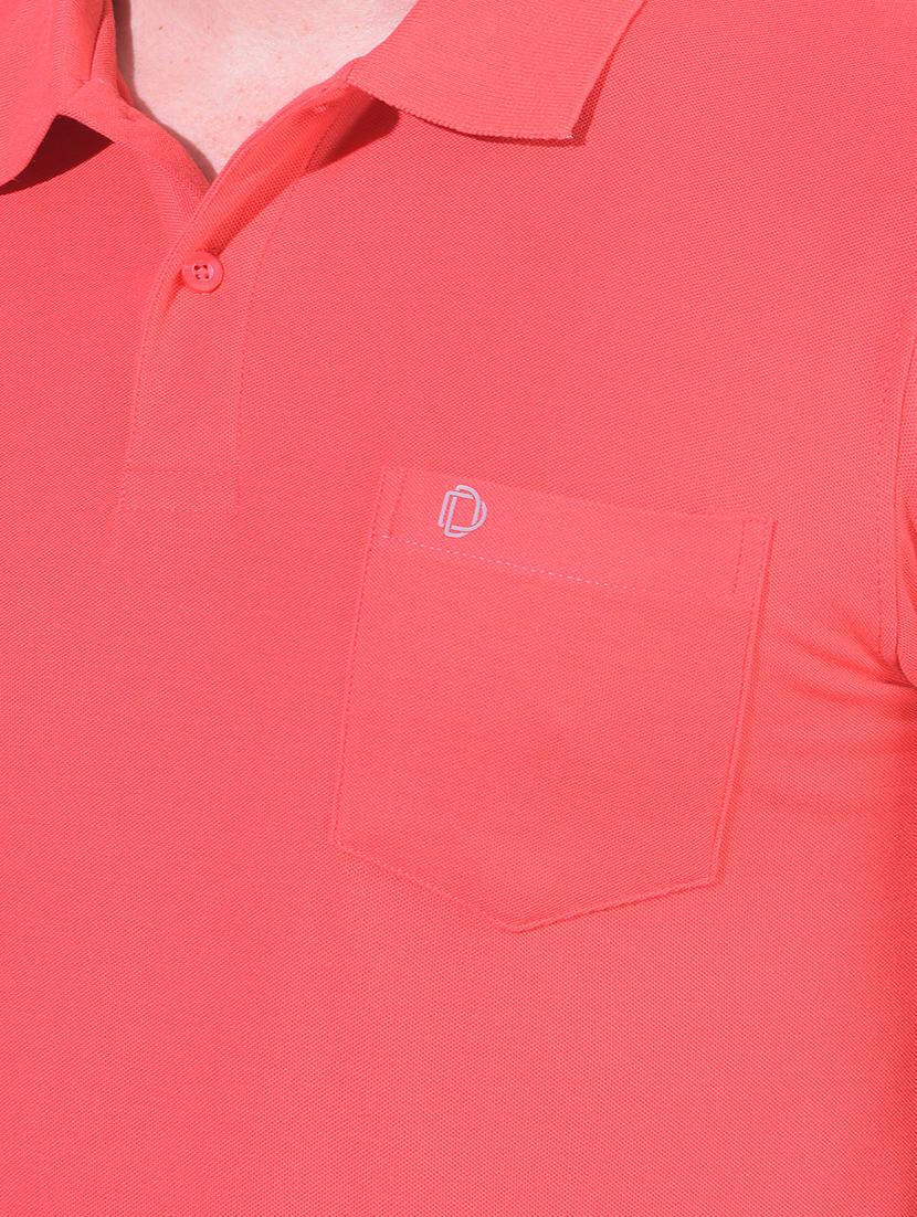 red cotton plain tshirt - 22033898 - Standard Image - 4