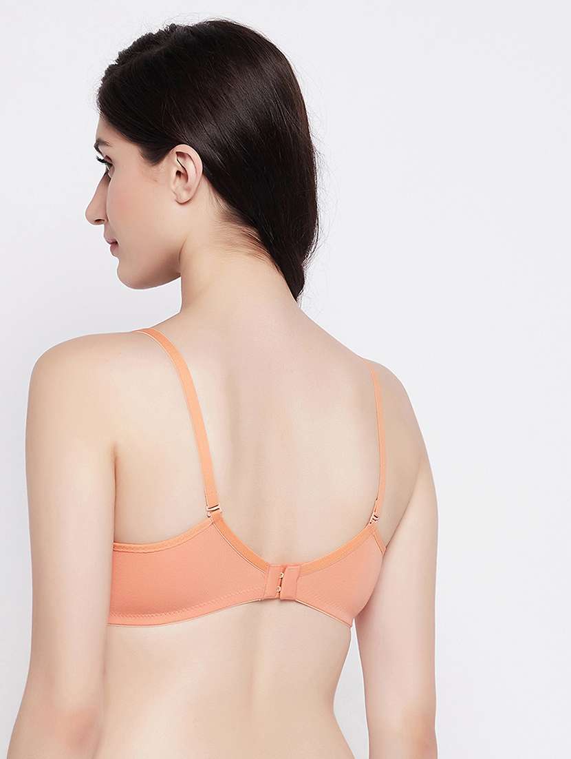 women solid lightly padded t-shirt bra - 22033915 -  Standard Image - 4