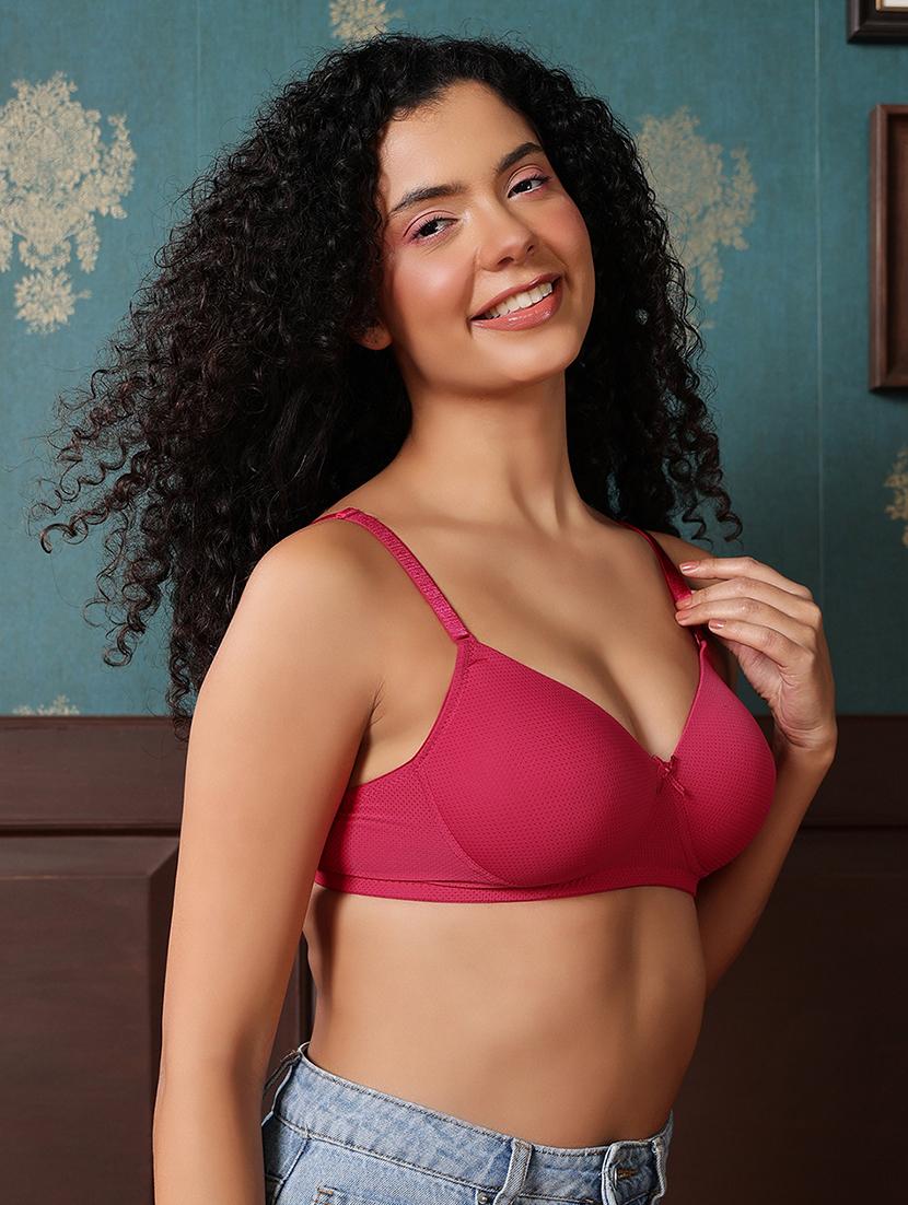 women solid non wired t-shirt bra - 22033916 -  Standard Image - 1
