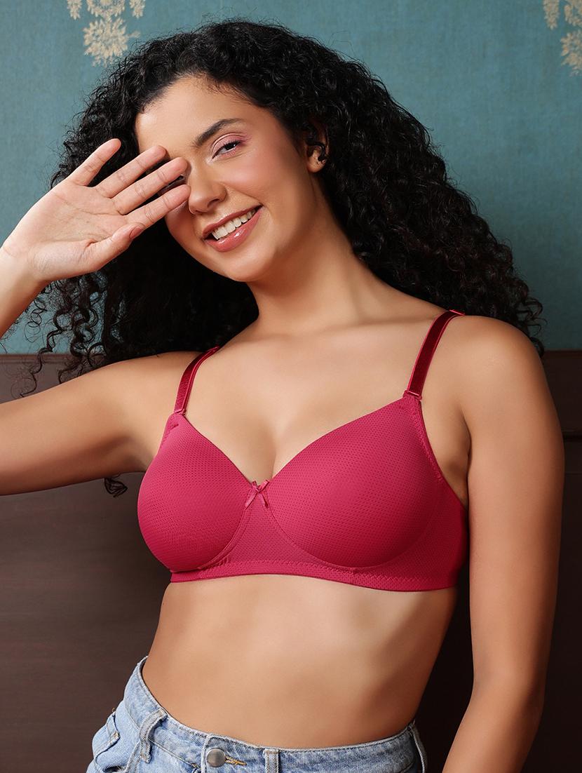 women solid non wired t-shirt bra - 22033916 - Standard Image - 4