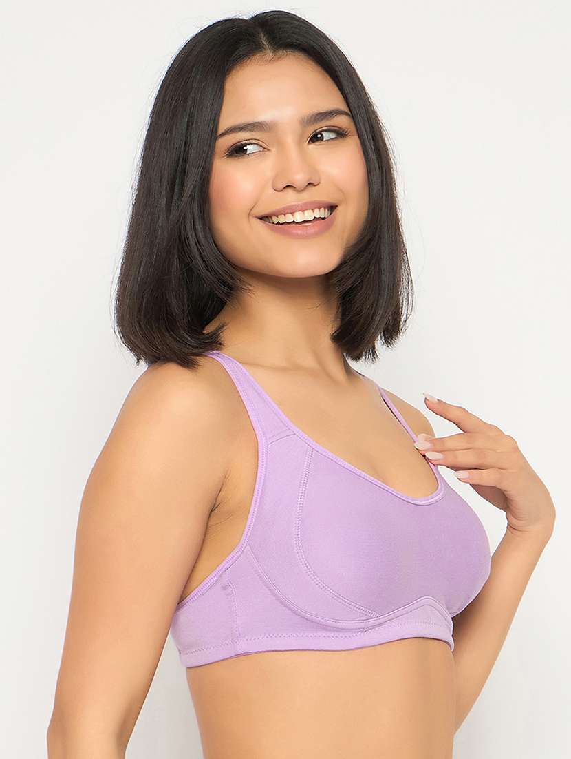 women solid non wired t-shirt bra - 22033935 -  Standard Image - 1