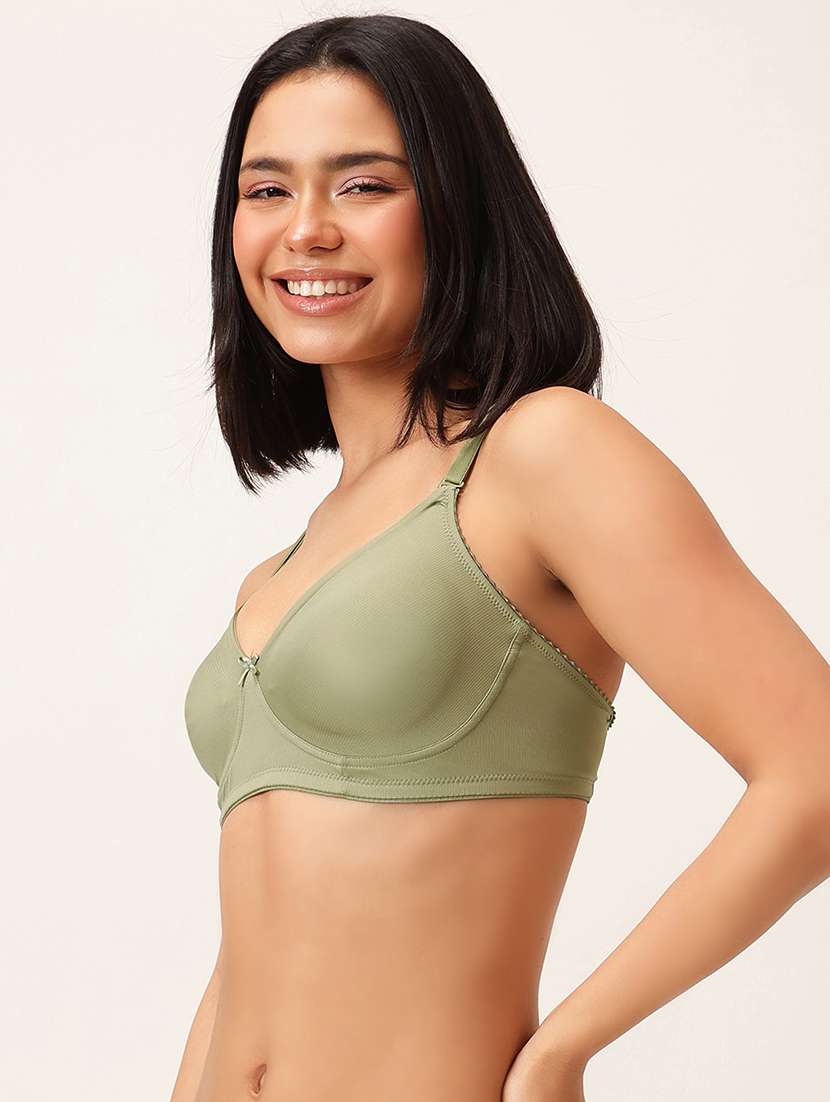 women solid non wired t-shirt bra - 22033940 -  Standard Image - 1