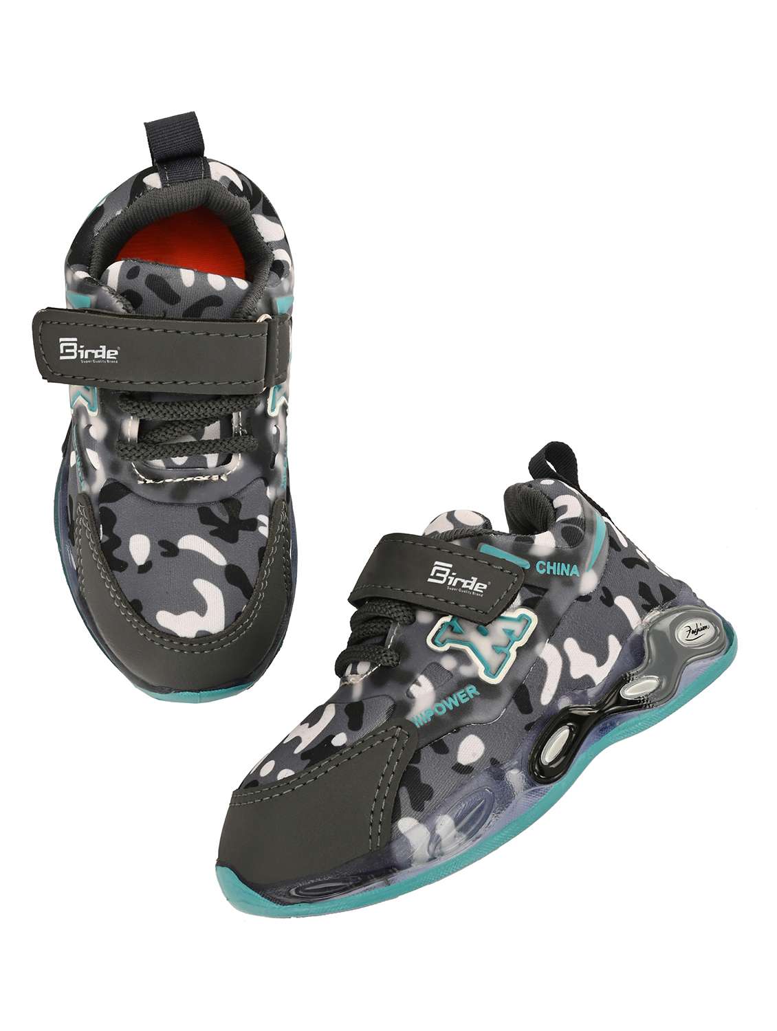 boys printed velcro sneaker - 22034422 - Standard Image - 4