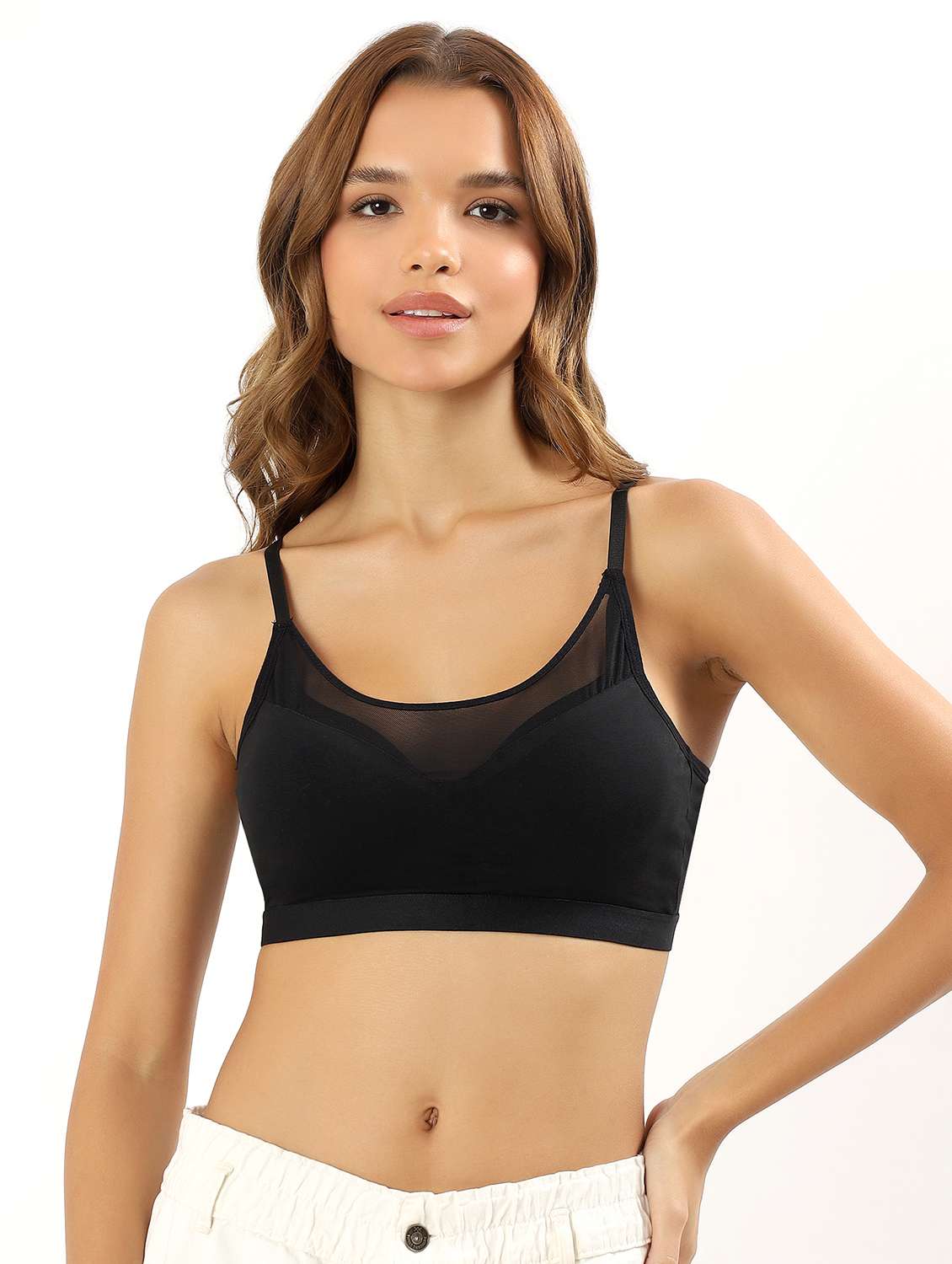 women solid non wired t-shirt bra - 22034448 - Standard Image - 1