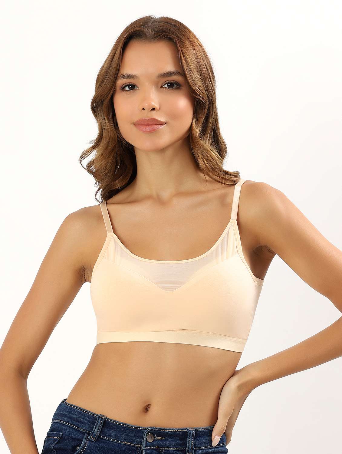 women solid non wired t-shirt bra - 22034450 - Standard Image - 1