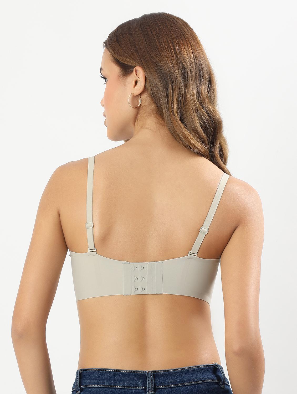 women solid non wired tube bra - 22034458 - Standard Image - 4