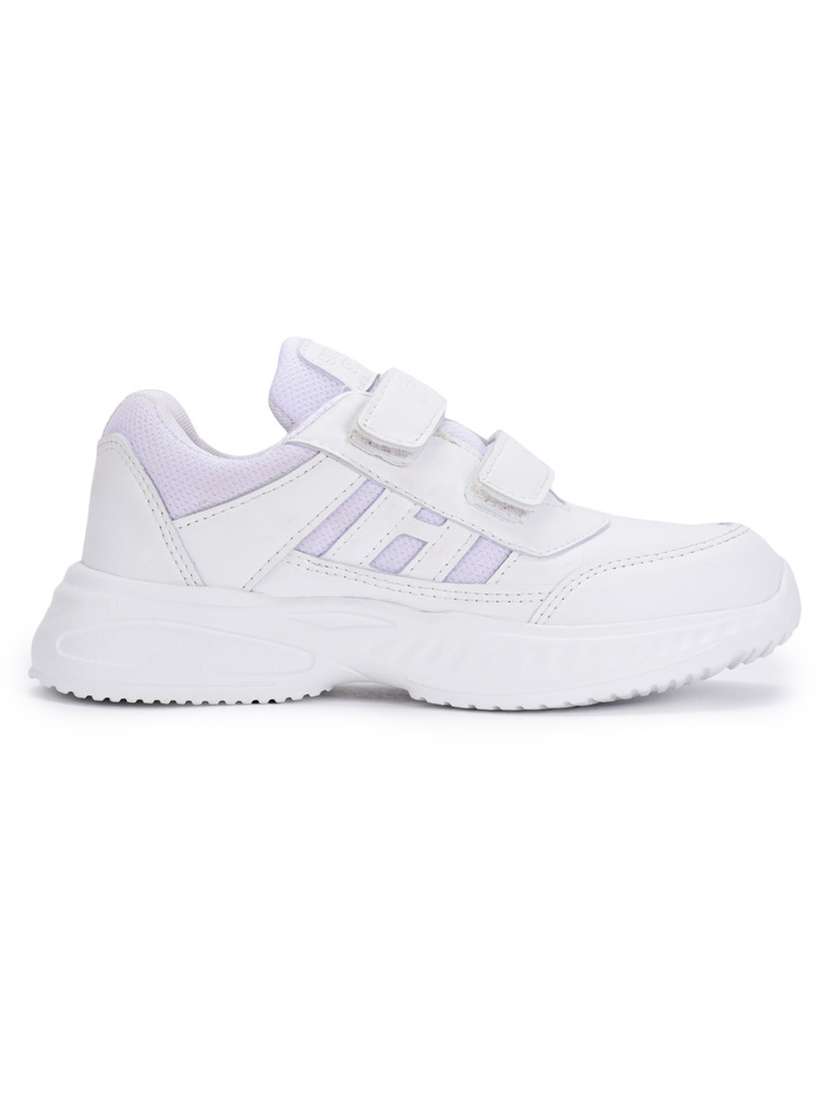 boys solid velcro uniform shoes - 22034566 - Standard Image - 1
