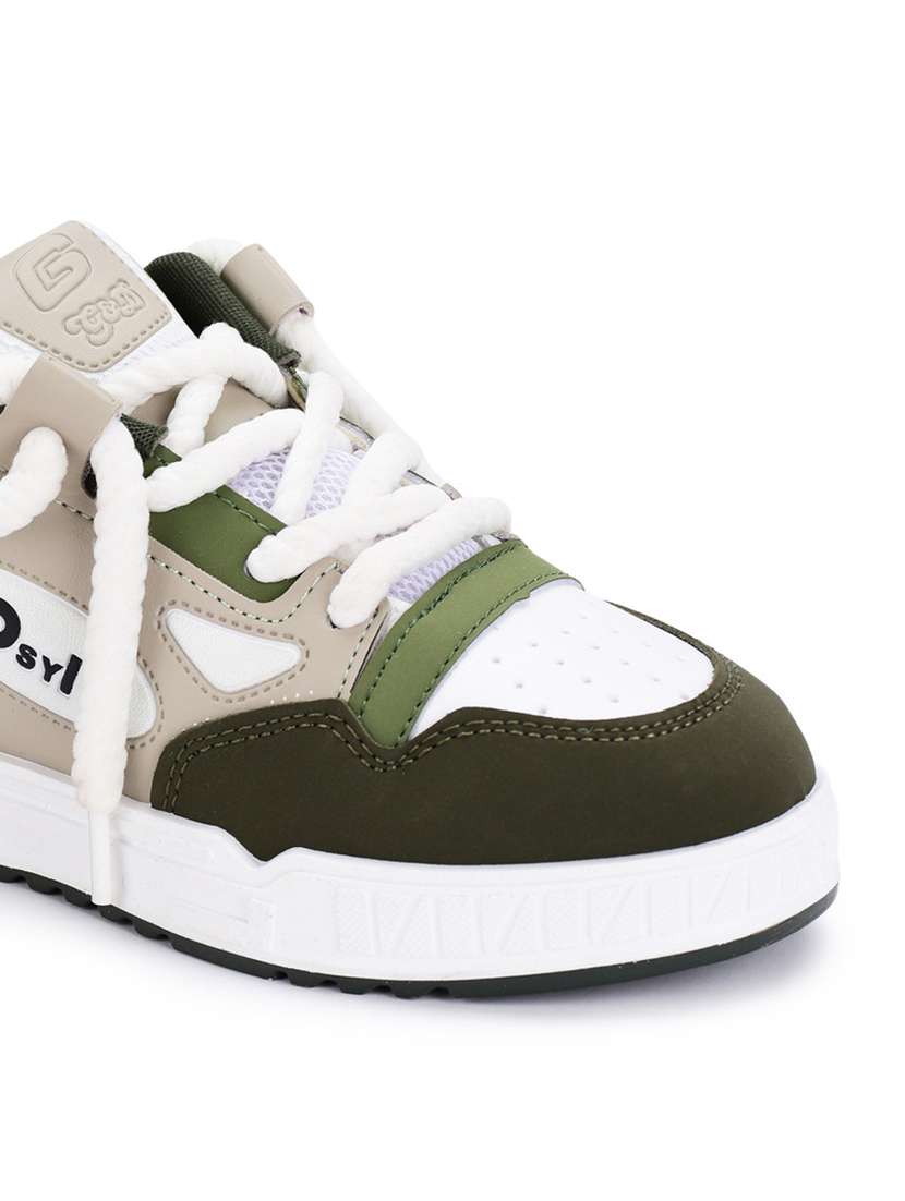 boys color blocked lace up sneaker - 22034568 -  Standard Image - 4