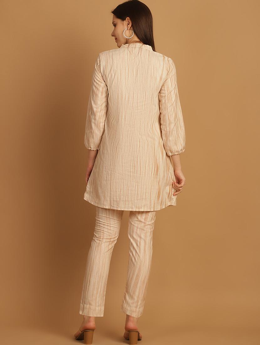women printed shirt and trouser co-ord set - 22034574 - Standard Image - 4