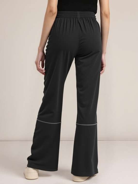 women solid mid rise parachute pants - 22035188 - Standard Image - 1