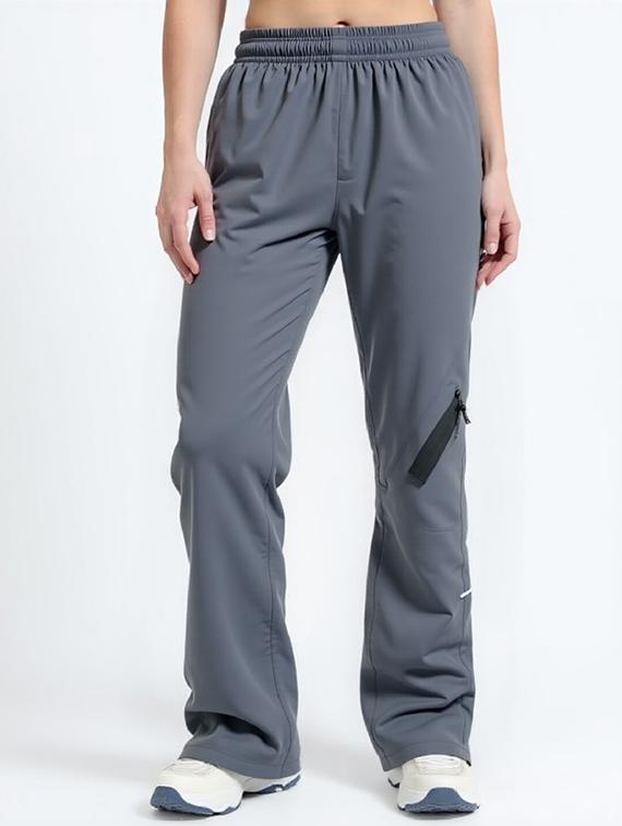 women solid mid rise parachute pants - 22035195 - Standard Image - 1