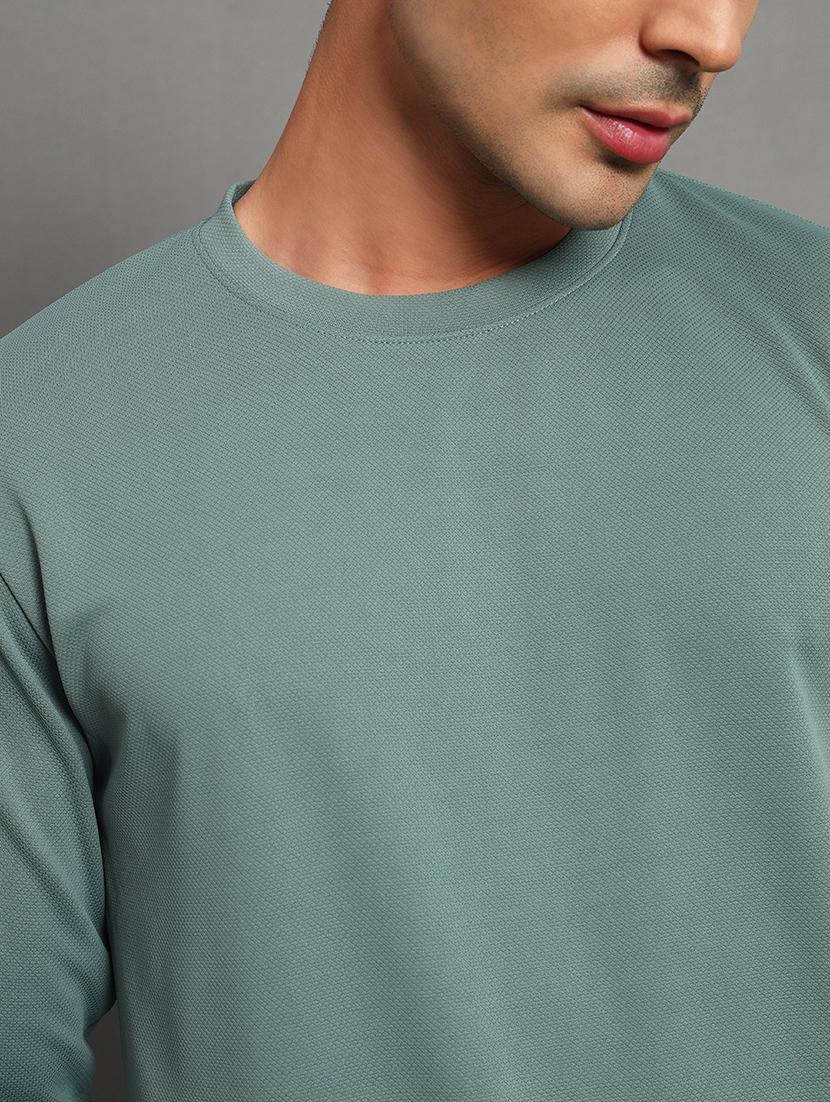 men solid round neck long sleeve sweatshirt - 22035262 - Standard Image - 4