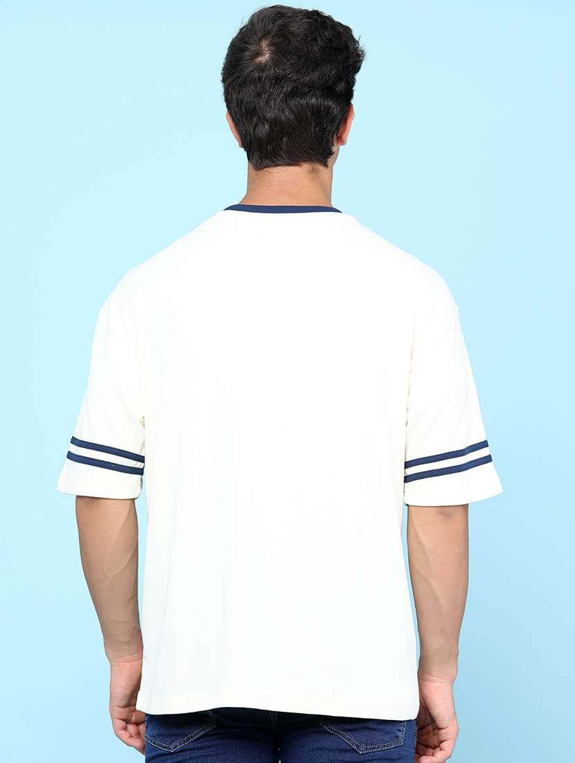 men printed short sleeves oversized t-shirt - 22035636 -  Standard Image - 4