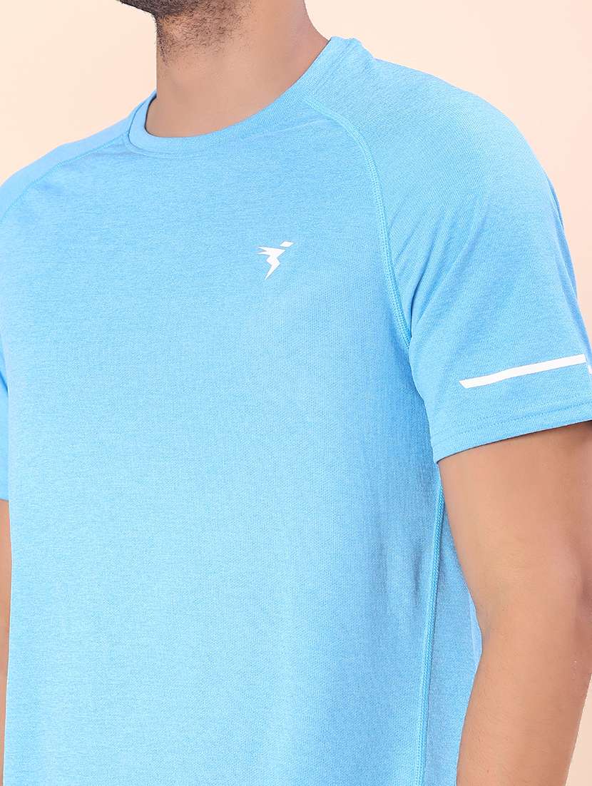 men solid short sleeve slim fit t-shirt - 22035829 -  Standard Image - 4