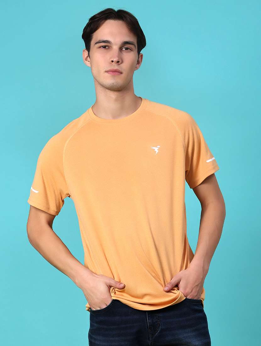 men solid short sleeve regular fit t-shirt - 22035830 -  Standard Image - 1