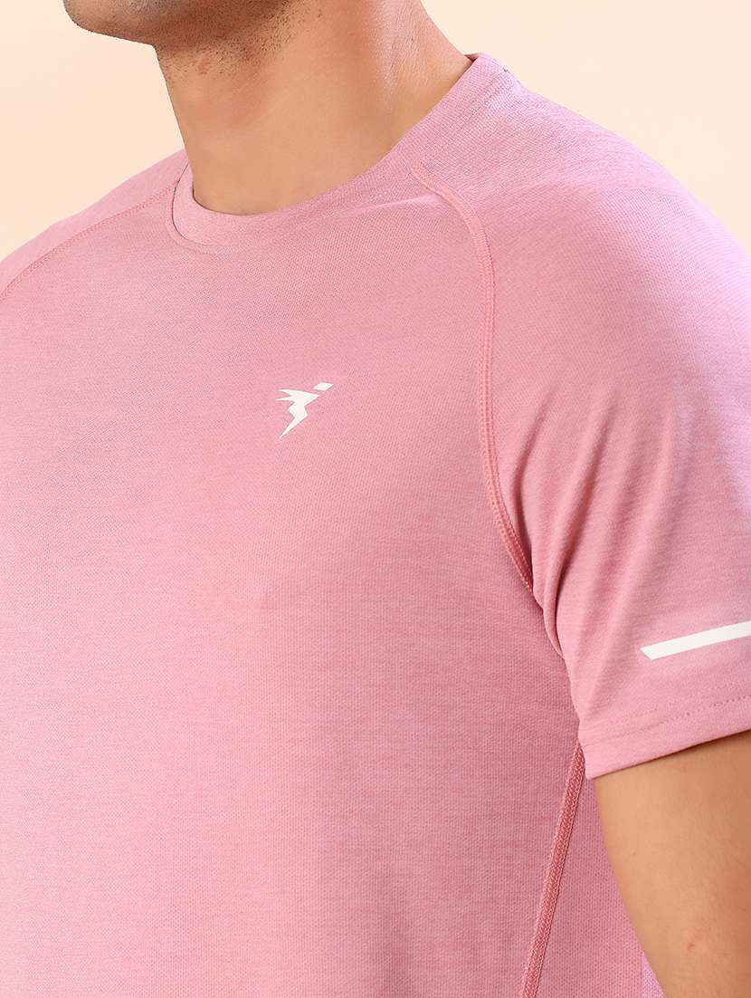 men solid short sleeve slim fit t-shirt - 22035835 -  Standard Image - 4