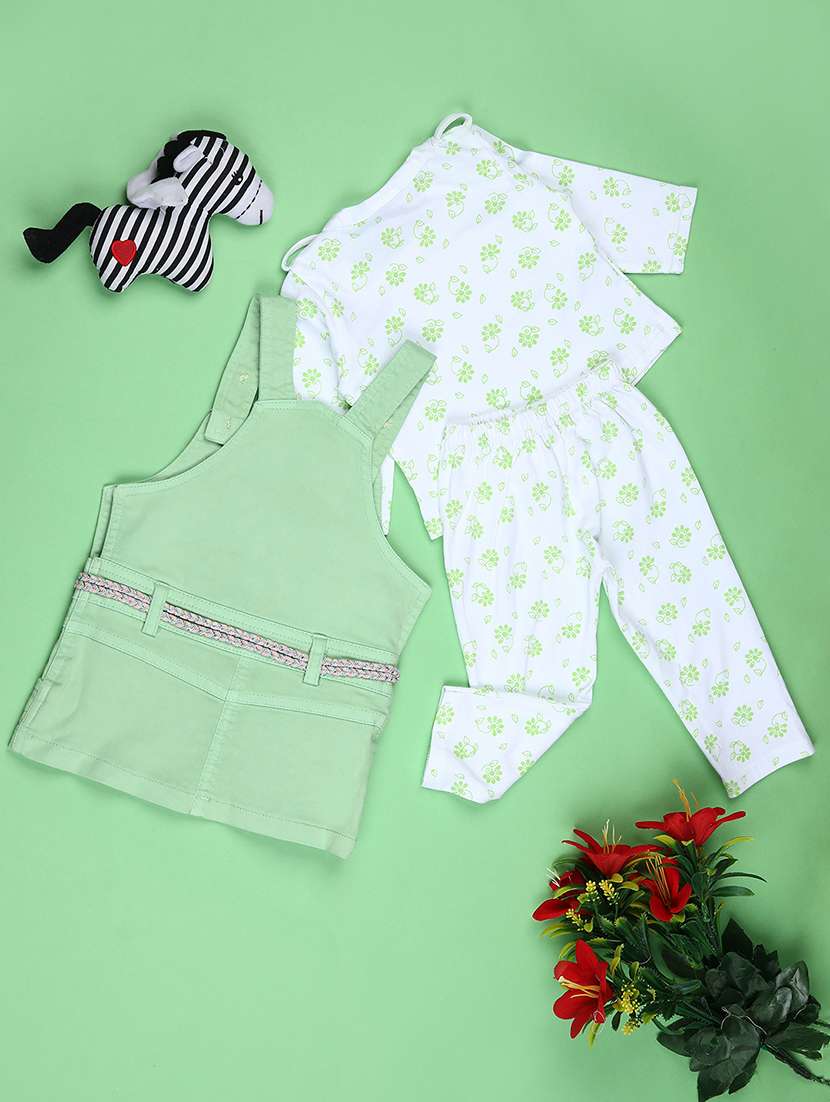 girls printed round neck full length set - 22036005 -  Standard Image - 1