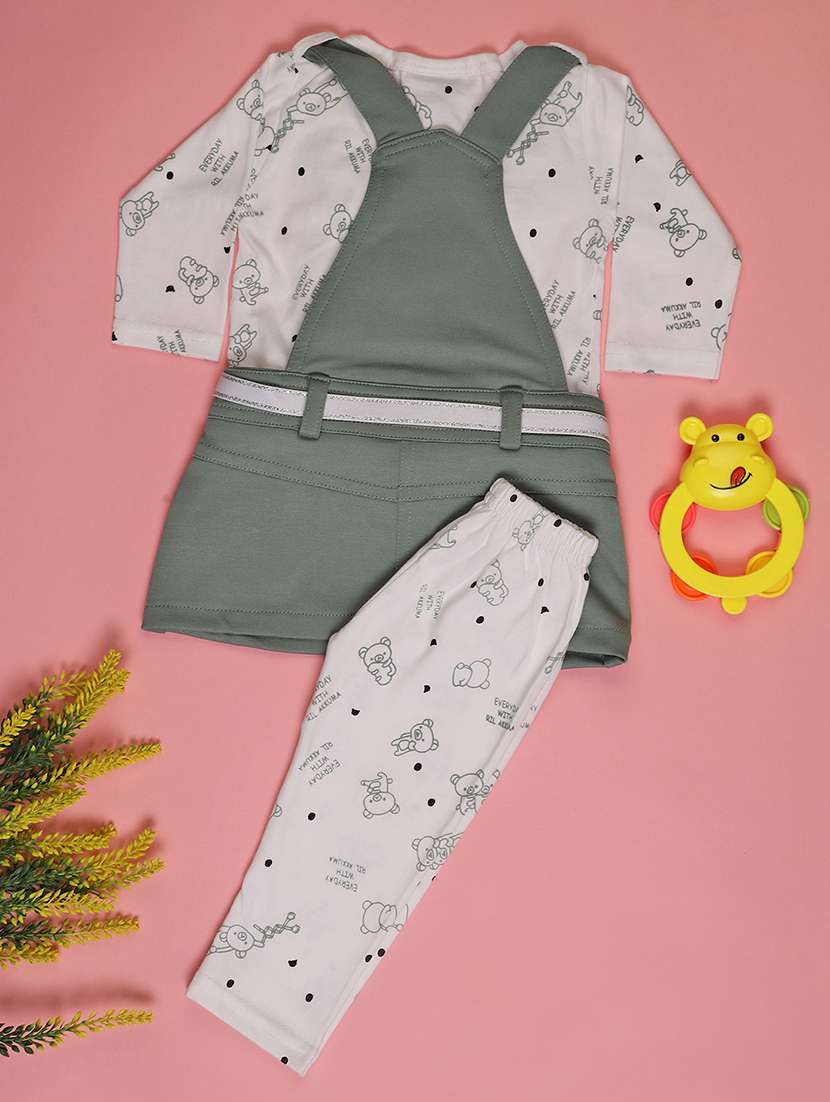 girls printed round neck full length set - 22036007 -  Standard Image - 1