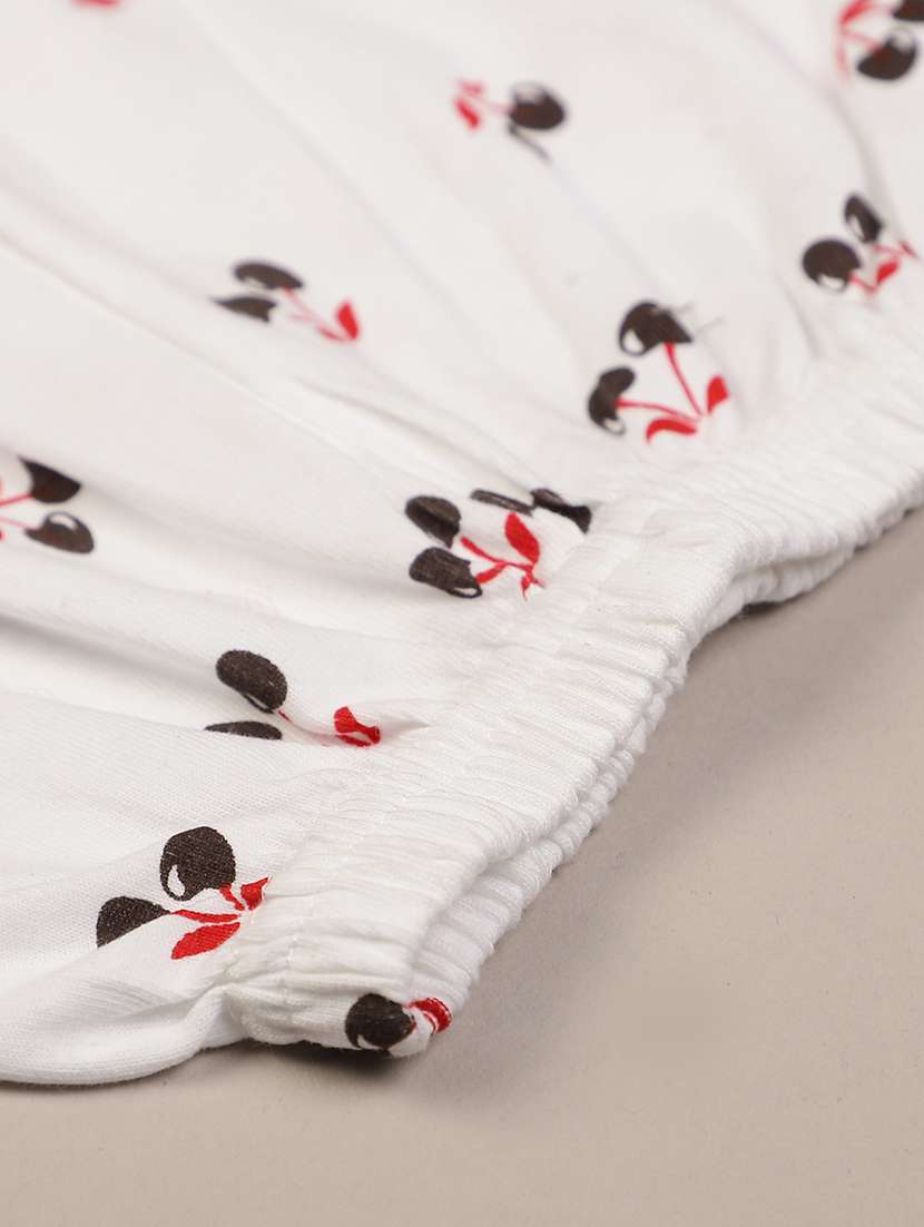 girls printed round neck full length set - 22036014 -  Standard Image - 4