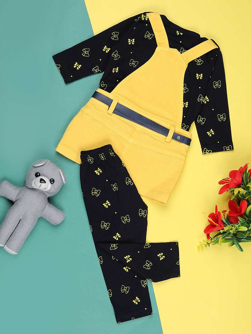 girls printed round neck full length set - 22036030 -  Standard Image - 1