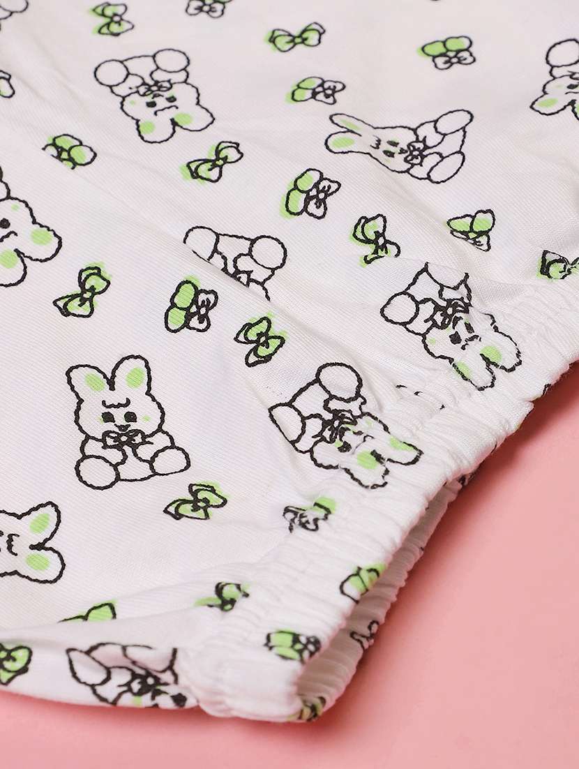 girls printed round neck full length set - 22036035 -  Standard Image - 4