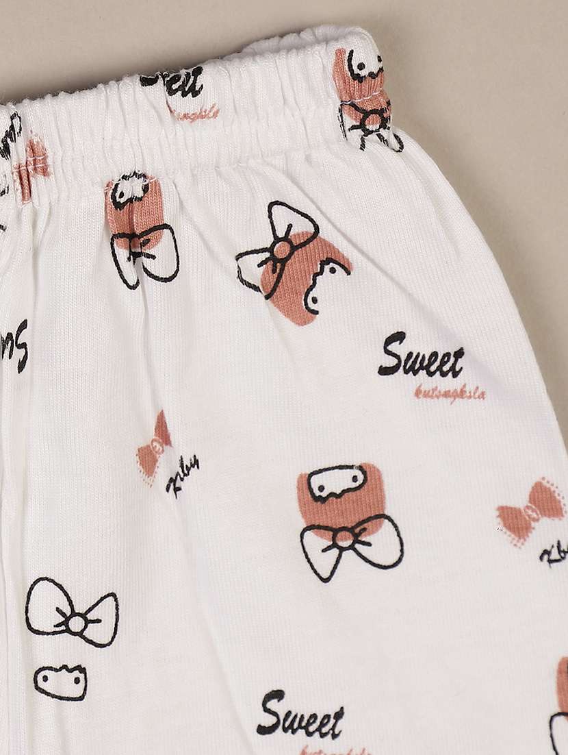 girls printed round neck full length set - 22036040 -  Standard Image - 4