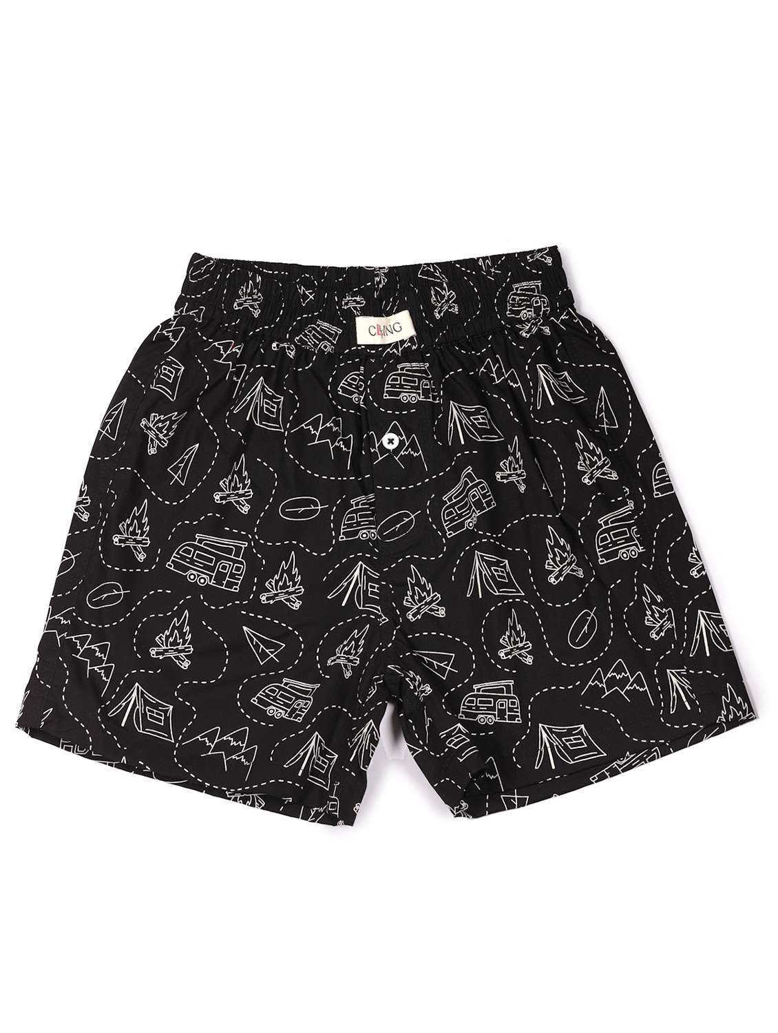 boys pack of 2 printed mid rise regular fit boxer - 22036570 -  Standard Image - 4