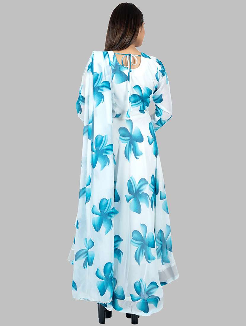 women floral printed long sleeve kurta dupatta set - 22036761 - Standard Image - 1