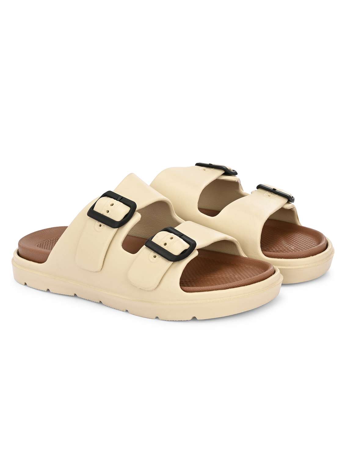 men beige slip on sandal - 22036916 -  Standard Image - 1