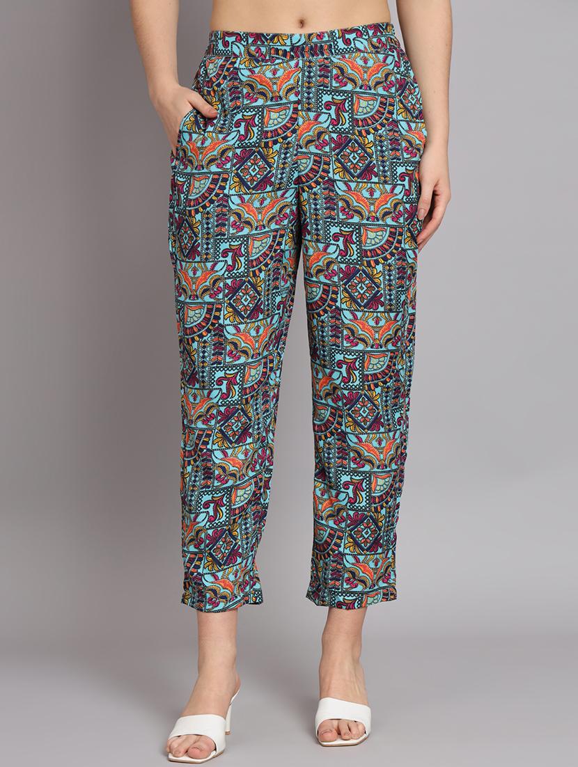 women printed top and trouser co-ord set - 22036928 - Standard Image - 4