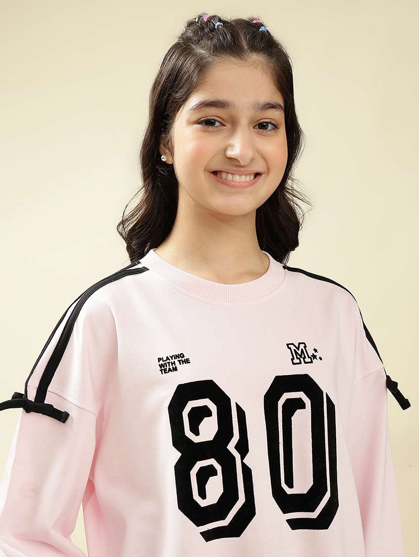girls printed long sleeve sweatshirt  - 22036943 -  Standard Image - 4