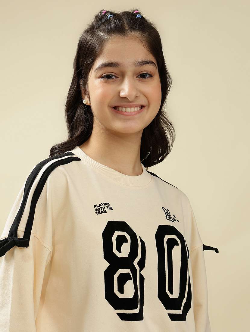 girls printed long sleeve sweatshirt  - 22036944 -  Standard Image - 4