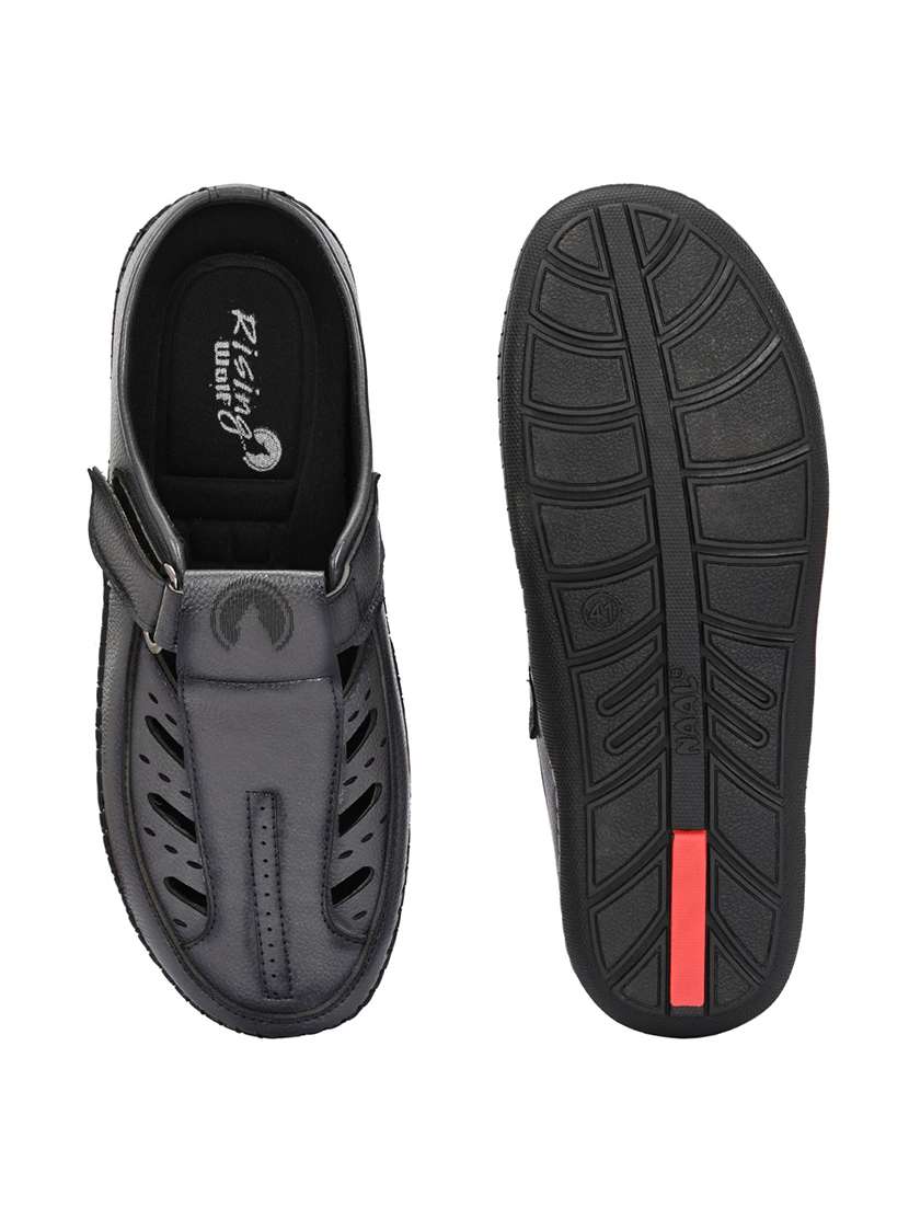 men grey slip on sandal - 22037043 - Standard Image - 4