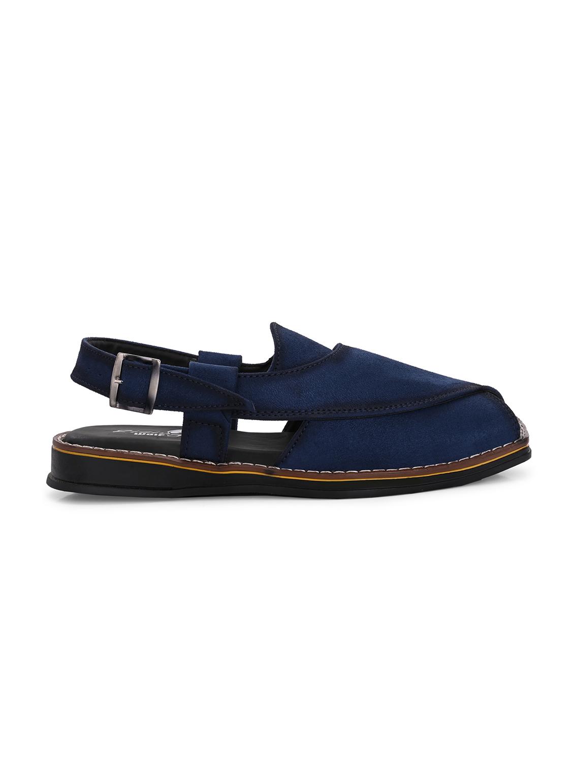 men solid back strap sandal - 22037045 - Standard Image - 1