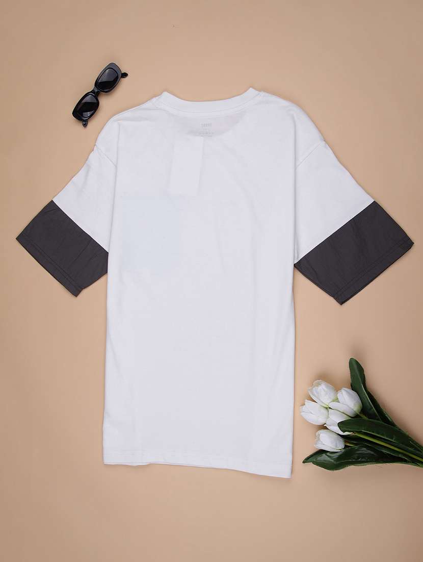 boys color blocked short sleeve regular fit t-shirt - 22037792 -  Standard Image - 1