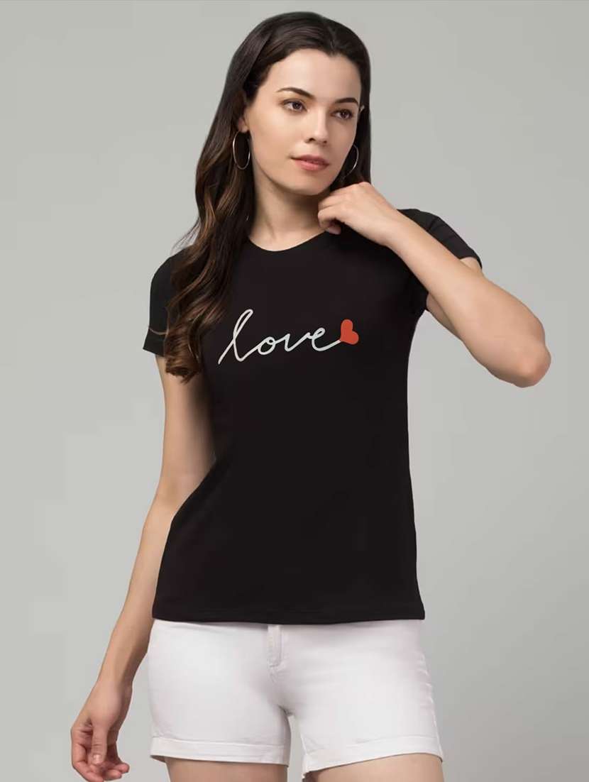 women pack of 2 printed short sleeves t-shirt - 22037800 -  Standard Image - 1