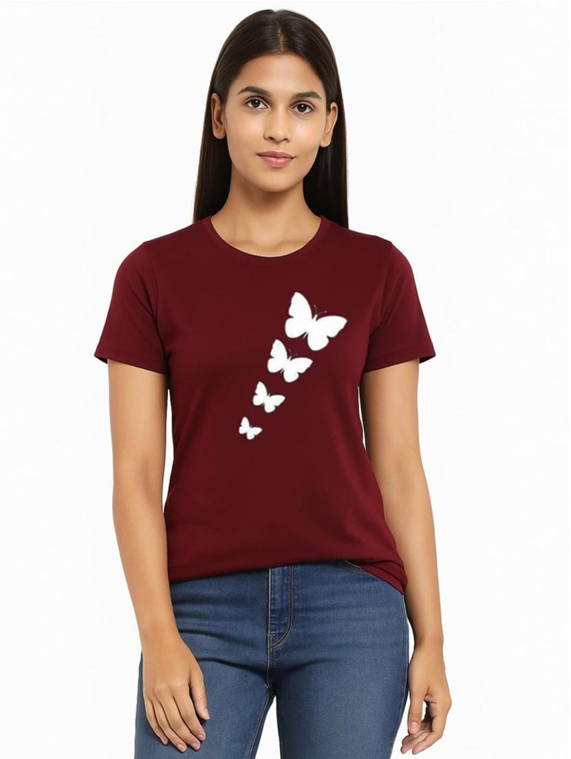 women pack of 2 printed short sleeves t-shirt - 22037818 - Standard Image - 1