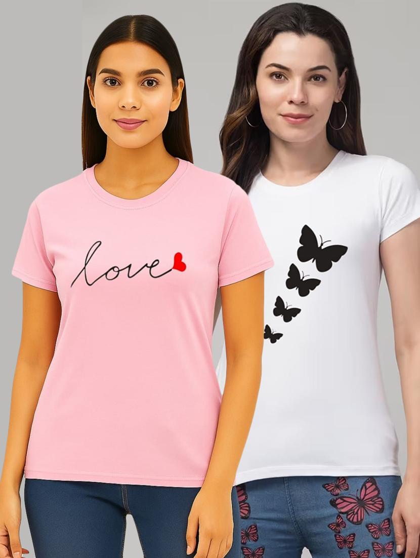 white cotton blend regular tshirt - 22037824 - Zoom Image - 0