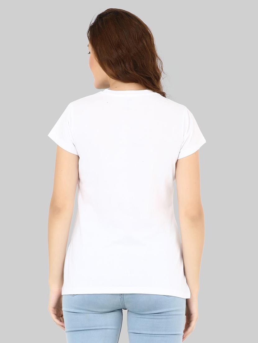white cotton blend regular tshirt - 22037824 - Standard Image - 4
